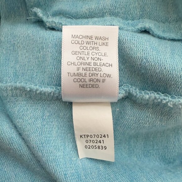 J. Jill Pure Jill Crewneck Knit Sweater Pullover Women's Large Blue Pockets Cozy - Picture 13 of 13